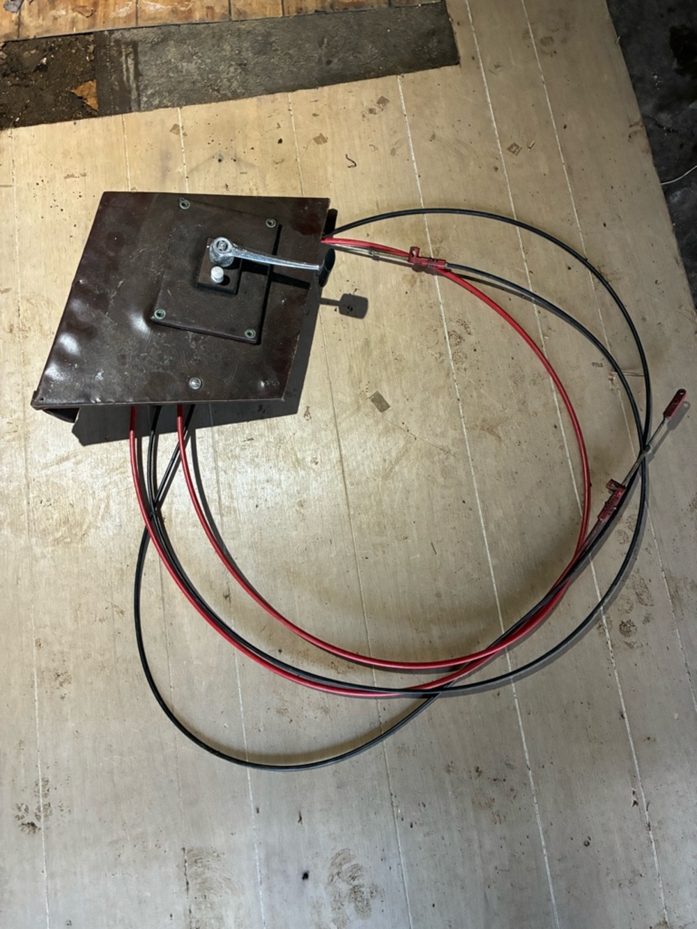 Morse shifter vintage boat with throttle control and cables 19 foot mercruiser